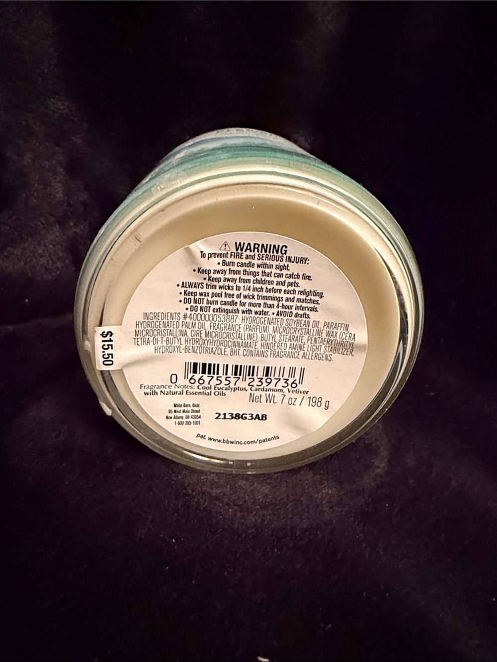 Scented Candle - Not a skincare product - Picture 2 of 3